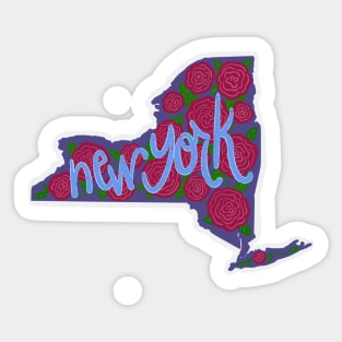 New York State Flower Sticker